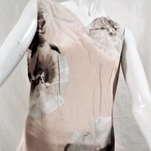 STEILMANN TOP S/L IN SILK/POLYESTER NWT